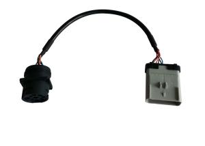 China 14 Pin RP1226 Male To Black Type 1 SAE Deutsch 9 Pin J1939 Female Truck ELD Cable wholesale