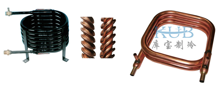 Small Size TY2253 The structure of the double-pipe Condenser Double Coil Inside Performance Peripheral Configuration