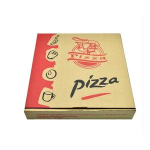 China Custom Order Kraft Paperboard Pizza Box with Lid wholesale