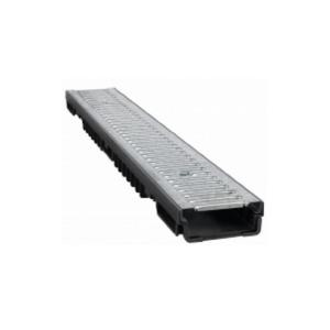 China D400 Plastic Linear Drain 130MM Outer Width High Strength Reasonable Design wholesale