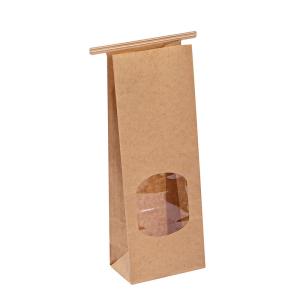 China Eco Friendly Kraft Paper Packing Bags , Brown Craft Bags FDA SGS Certifications wholesale