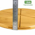 Portable Natural Wooden Pizza Cutting Board No Petrochemicals No Varnishes