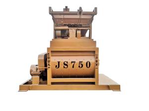 China Horizontal JS750 Concrete Mixer Machine 30kw Stirring Motor Power Oil Pump wholesale