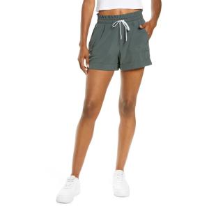 China Hot Sale Summer Plain Green Sports Running Shorts Cotton Causal Women Shorts wholesale