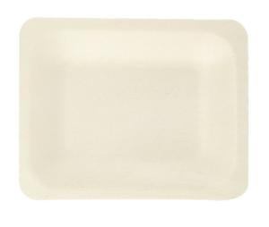 China Biodegradable Rectangular Disposable Wooden Plates tableware 200×125×20mm wholesale