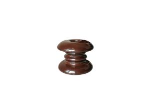 China Special Designed Brown Height 93mm Porcelain Spool Insulators wholesale