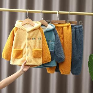 China 110CM 43in Children'S Pajamas Sets Childrens Dinosaur Pyjamas Thicken Cartoon wholesale