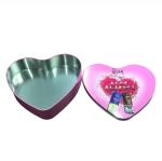 Large Heart Shape Chocolate Gift Tin Box Valentine Candy Tins