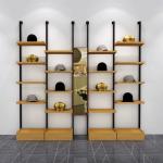 Free Combination Wooden Display Showcase , Simple Wood Hat Display Stand
