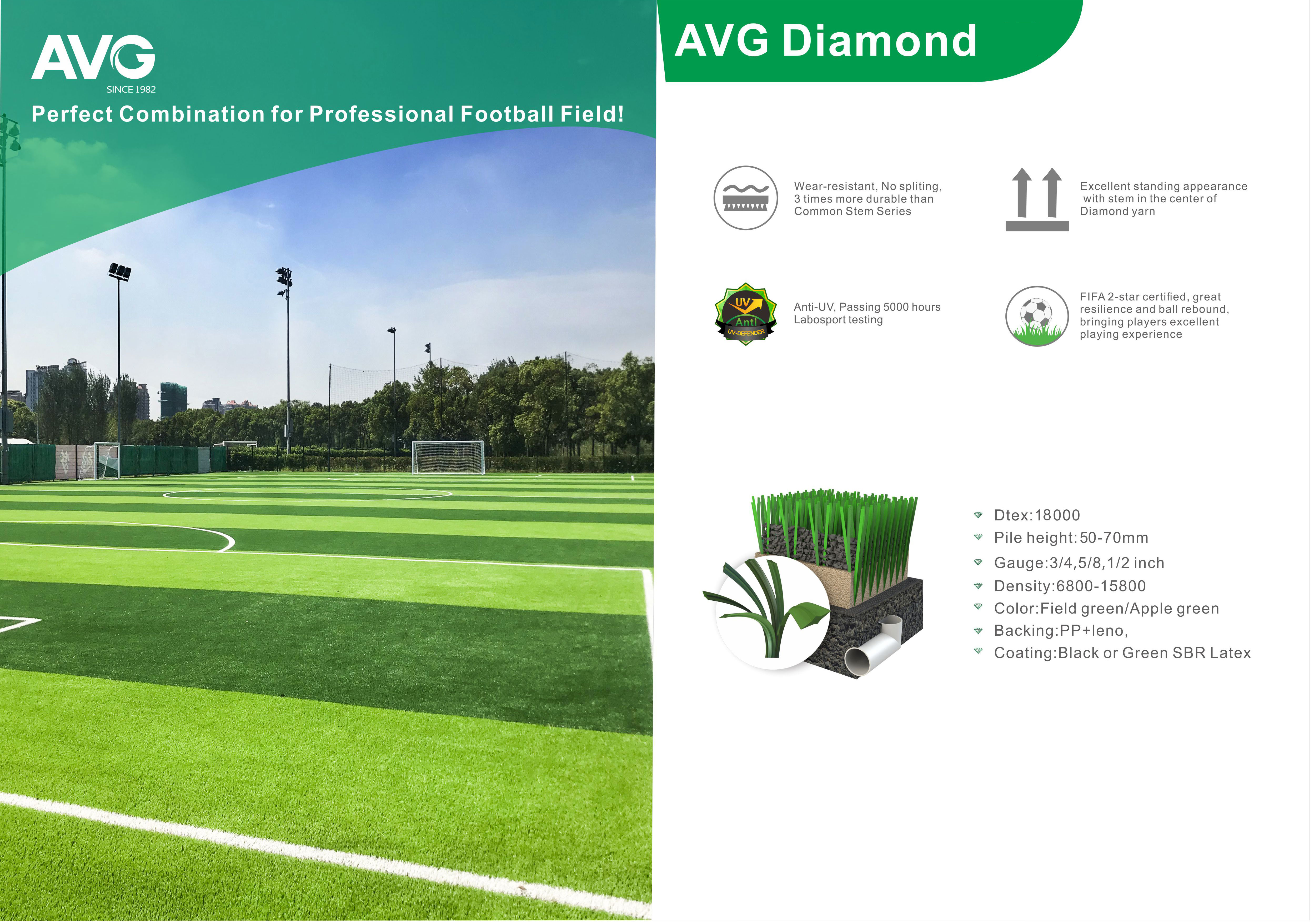 Football Field Turf Grass 60mm Artificial Turf FIFA Approved