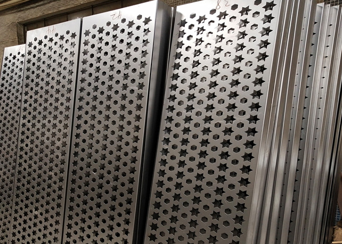 Hexagonal Metal Perforated Sheet Steel Punching Plate