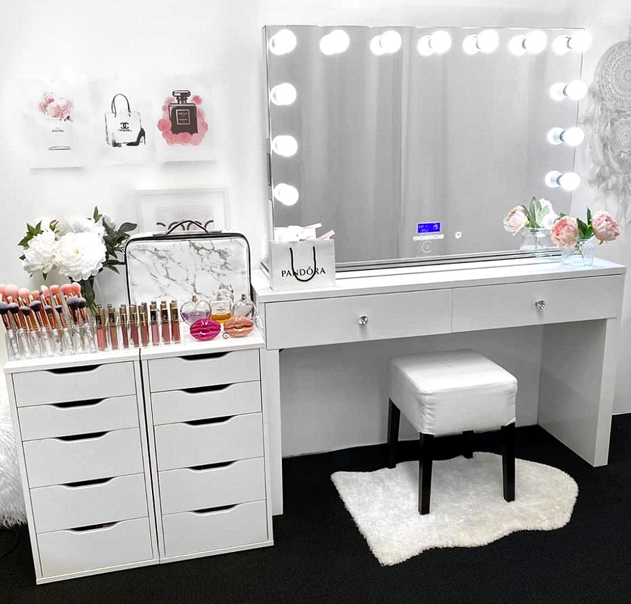 Full Length Hollywood 50x Magnifying Mirror Customzied