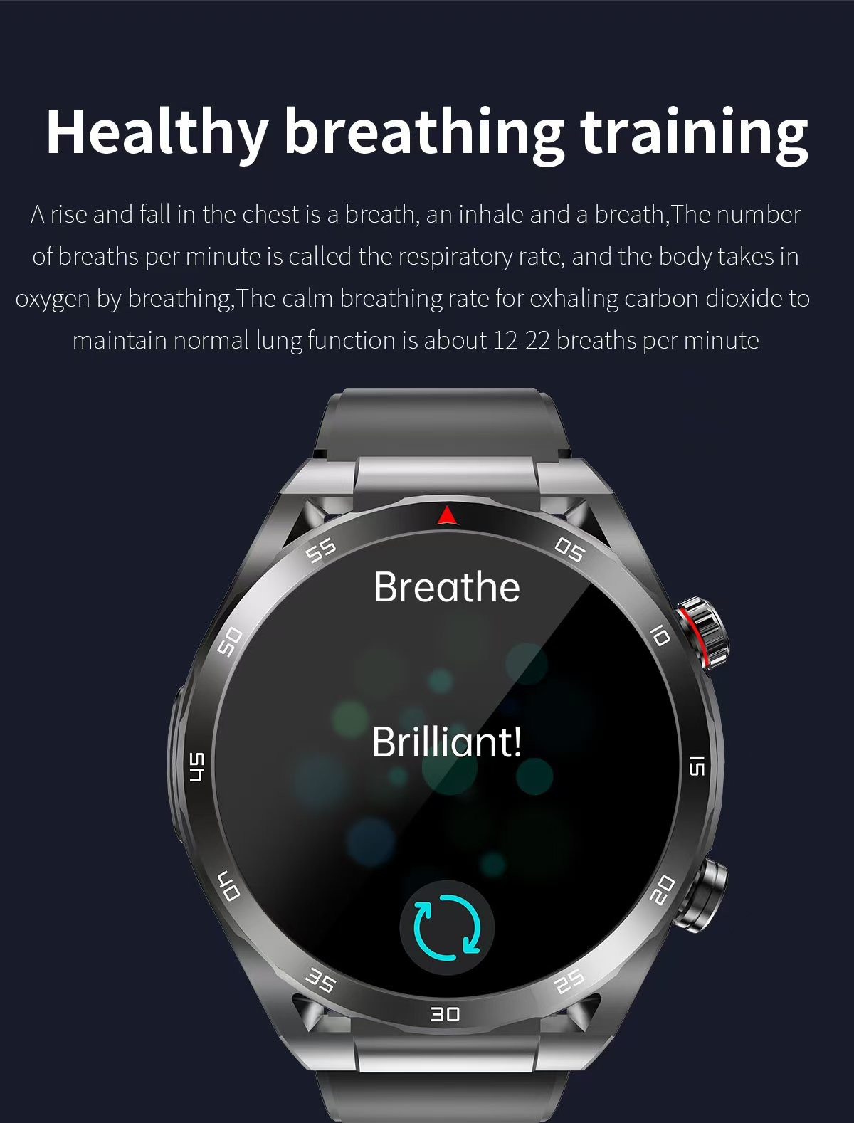 Health Smart Watch ET450 Blood Press Blood Oxygen ECG+PPG Body Temperature Smart Watch