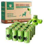 Non - Toxic 100% Biodegradable Poop Bags , Biodegradable Plastic Bags Refill