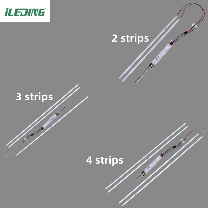 ETL DLC 32W Troffer Retrofit Kit for 4FT Magnetic LED 2*4 2*2 Light Linear retrofit Kit