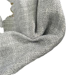 China Flexible Herringbone Polyester Twill Fabric 200gsm Plain Dyed wholesale