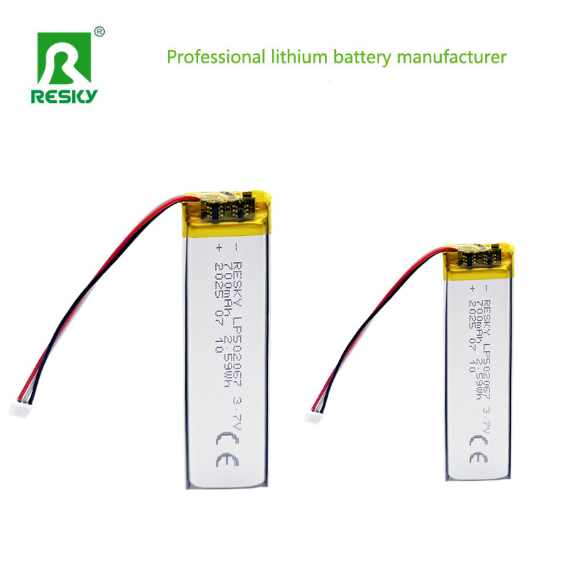 Power Lithium Battery 502065 3.7V 700mAh Rechargeable Battery Cell For Smart Watch