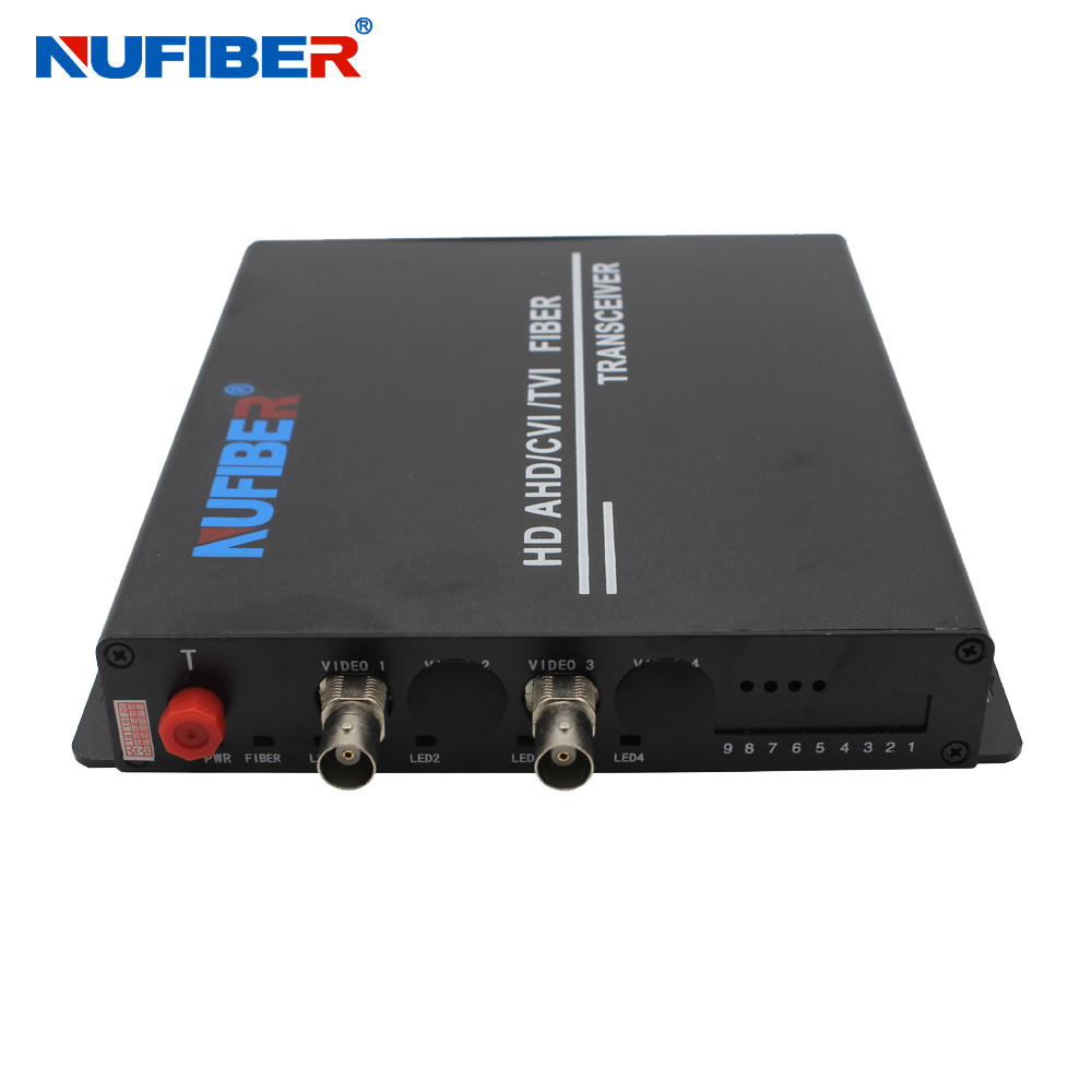 NF-2V-T/R-F20-1080P 20km 5VDC Fiber Video Converter 2BNC Simple Installation HD Fiber Video Converter