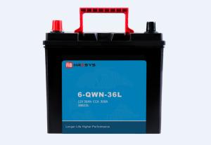 China SLI Deep Cycle Starting Battery 6-QWN-36L Maintenance Free 9.9 Kg wholesale