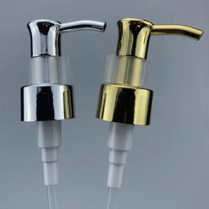 China Silver Gold 24MM Aluminum Lotion Pump Dispenser Anodized wholesale