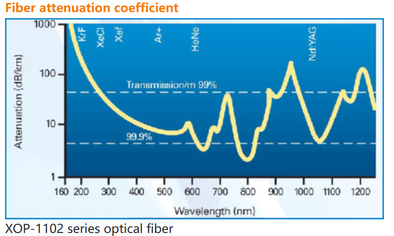 200nm-1100nm Quartz Fiber Core Layer Double-Clad Fiber 600um L1m with SMA906 Connector