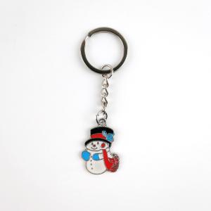 China Christmas Themed Soft Enamel Keychain Festive Accessories for Holiday Season wholesale