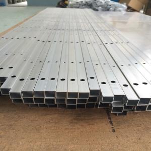 China 6061 Rectangular Aluminum Pipe Anodized Extruded Alloy Square Tubing Metal Tube wholesale