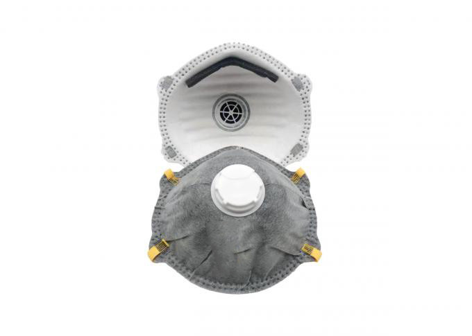 Waterproof Activated Carbon Dust Mask With Two Head Straps CE Approved