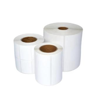 China Glossy White Permanent Adhesive Transfer Label Solvent Resistant wholesale