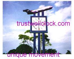 China analogue wall clocks airport clocks park clocks pole clocks - Good Clock(Yantai) Trust-Well Co.,Ltd wholesale