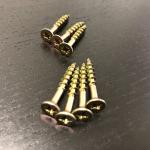 M4.0x30MM Hardened Carbon Steel Yellow Zinc Plated CSK Flat Head Pozidirv