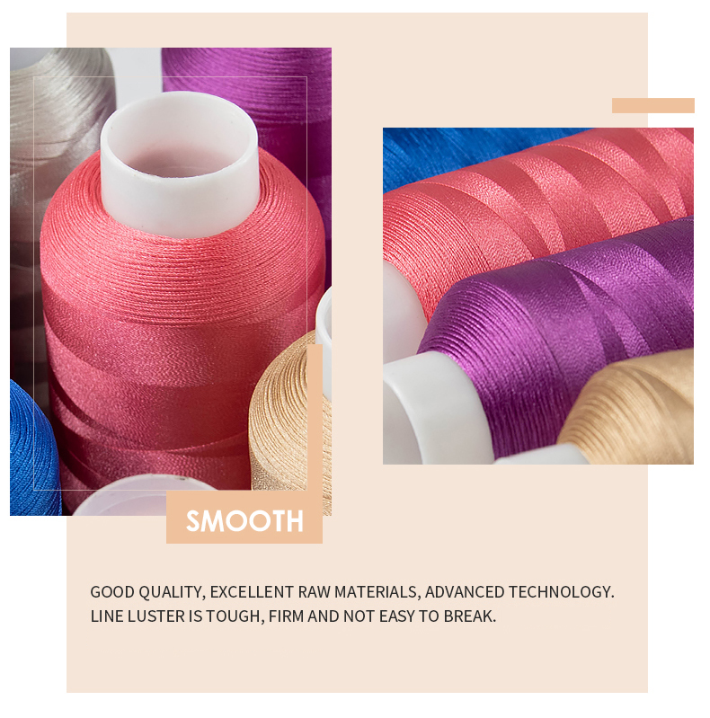 8 Years Experience in Polyester Embroidery Thread Color Chart for Machine Custom Logo