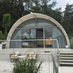 6x10m Hot Dip Galvanized Steel Tube Hard Glamping Shell Shape