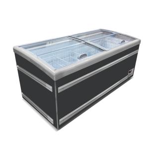 China Supermarket Top Open Commerical Display Refrigerated Showcase Island Freezer wholesale
