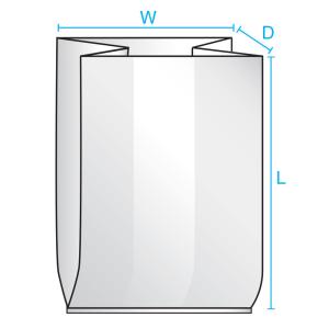 China Plastic Cellophane LDPE HDPE Side Gusset Bags Resealable Clear Flat wholesale