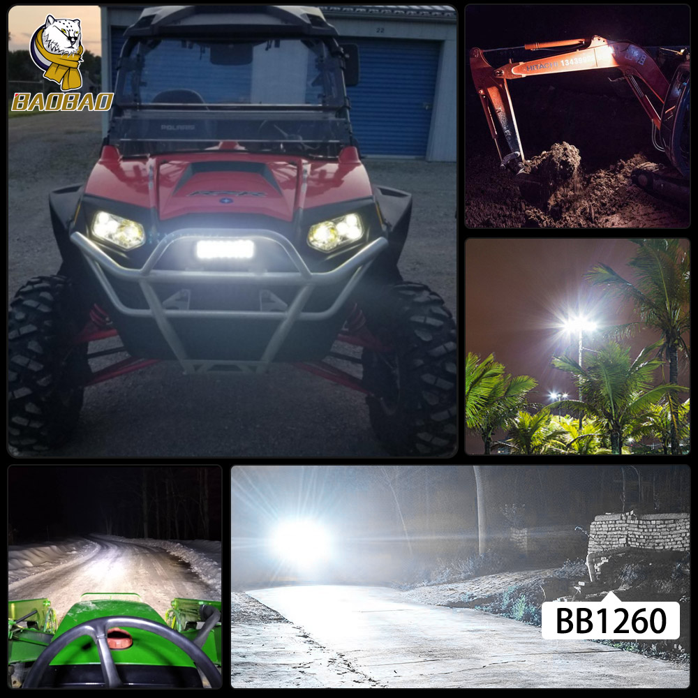 32 Beam Aluminum White 24V Car Offroad Accessories Universal Work Light
