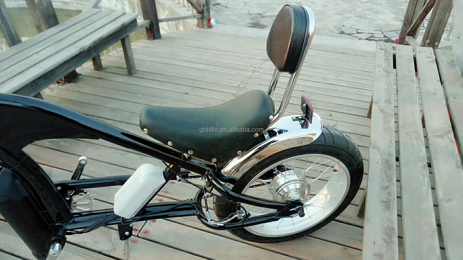 Sensor Smart Type 24-20inch USA OEM/ODM EN15194 48V 16AH 1000W Electric Chopper Bicycle