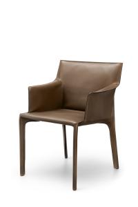 China Brown Office Tanned Saddle Leather Chair With Fix And Finished Control wholesale