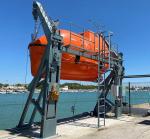 SOLAS Approved 26Persons Fire Resistant Totally Enclosed Life Boat For Tanker