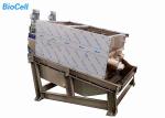 24 Hours 6.7KW Volute Sludge Dewatering Machine Effluent Treatment In Food