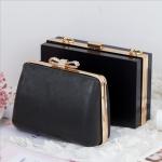 Square Closure Evening Handbag DIY Clutch Frame With Box