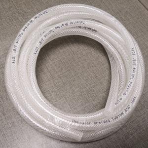 China Meksular Braided Tubing PVC Clear Hose Reinforced With Fiber wholesale