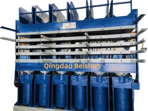 China High Quality 4 Layes Rubber Tire Tread Vulcanizing Press For Truck Tire Retreading Prevulcanization wholesale