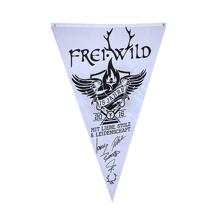 Flying Sublimation Custom Felt Flags Waterproof 12x18 Inch