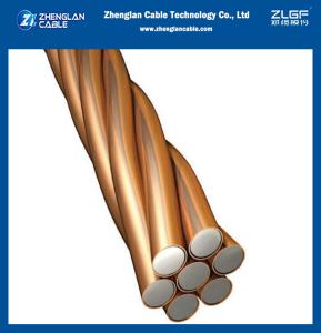 China ASTM B227 Copper Weld Ccs Wire Earth Ground Wire Clad Steel Grade AAA wholesale