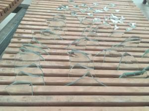 China Rectangular 5mm Custom Beveled Glass , Curve / Flat Bevelled Glass Panels wholesale