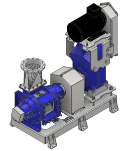 China 15kw 20m3/H Render Solid Materials Transportation Pump wholesale