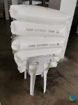 Nestable Armless Plastic Chair Ergonomic Plastic Dinning Chair