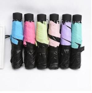 China Strong Lightweight Folding Umbrella , Micro Compact Travel Umbrella UV Protection wholesale