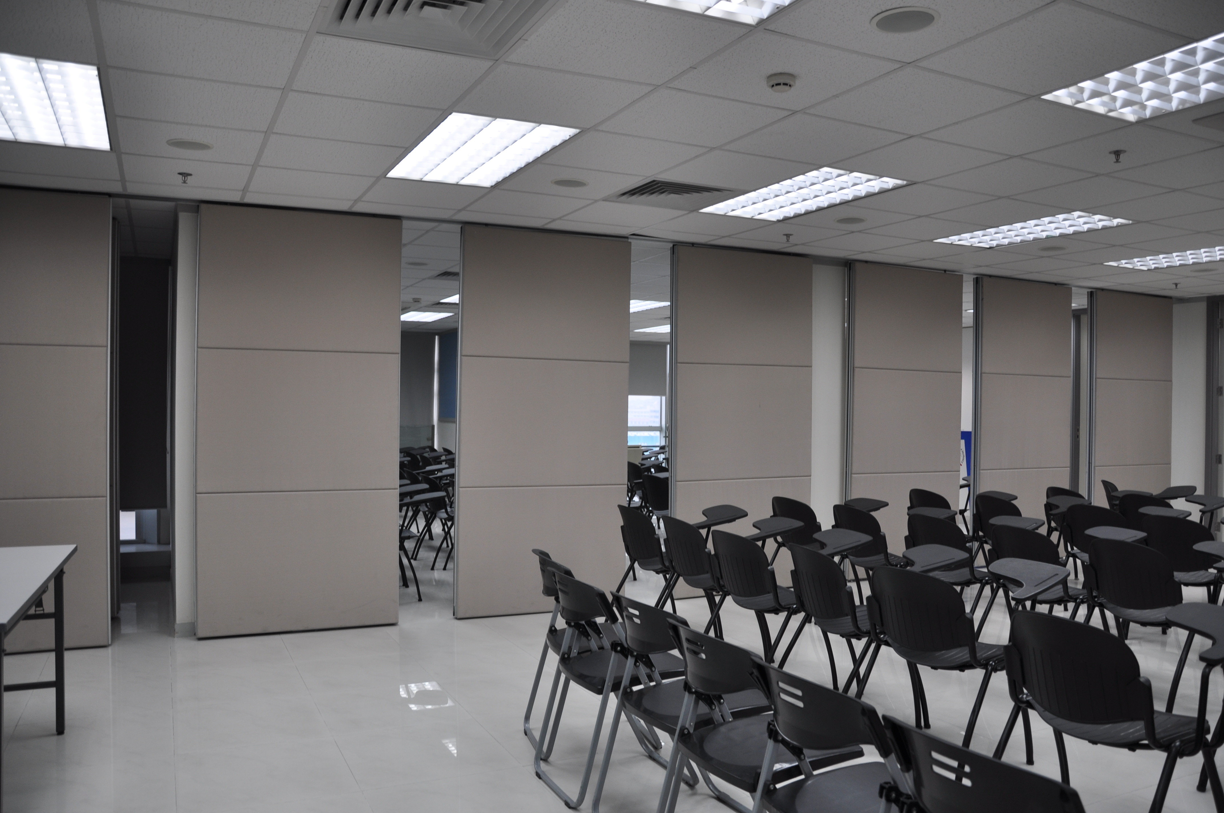 Sound Proof Partitions Folding Doors Accordion Room Divider Acoustic Panel Movable Mdf Partition Walls In Dubai
